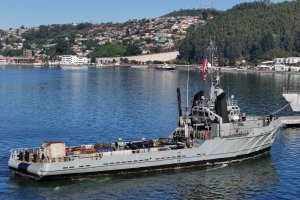 Remolcador ATF-66 “Galvarino” recaló a Talcahuano su nuevo puerto base