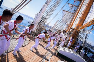 Buque Escuela “Esmeralda” efectuó primera recalada en el marco del 68º Viaje de Instrucción Buque Escuela “Esmeralda” efectuó primera recalada en el marco del 68º Viaje de Instrucción