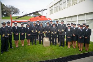 Escuela Naval “Arturo Prat” inaugura exposición estática de helicóptero Naval-36