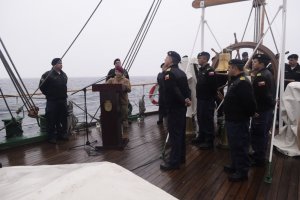 Buque Escuela (BE) “Esmeralda” realiza ceremonia en el Día Nacional de la Bandera y Combate de La Concepción Buque Escuela (BE) “Esmeralda” realiza ceremonia en el Día Nacional de la Bandera y Combate de La Concepción