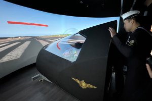Aviación Naval inaugura simulador para aeronaves P-68 Aviación Naval inaugura simulador para aeronaves P-68