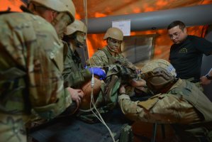Ejercicio con hostigamientos de guerra puso a prueba a los alumnos del Curso C4 Ejercicio con hostigamientos de guerra puso a prueba a los alumnos del Curso C4