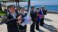 Autoridades navales y la comunidad del puerto de Talcahuano