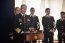 Donación de óleo y gorra del Almirante Miguel Grau Seminario por parte de Perú al museo Marítimo Nacional