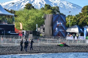 Autoridad Marítima de Villarrica desplegó exitoso operativo de seguridad durante el Ironman 70.3 Pucón