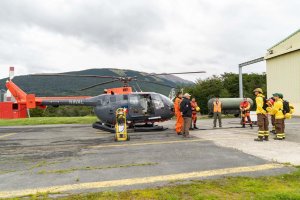 Destacamento Aeronaval “Puerto Williams” capacitó a brigadistas de Conaf