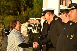 Ministra de Defensa Nacional efectúa visita a Base Naval Talcahuano y Macrozona Sur