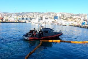 Autoridad Marítima ejecutó ejercicio de respuesta ante contaminación en Terminal Pacífico Sur