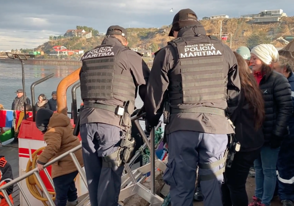 Armada de Chile desplegó operativo de seguridad en tradicional conmemoración de fiesta de San Pedro y San Pablo en Punta Arenas