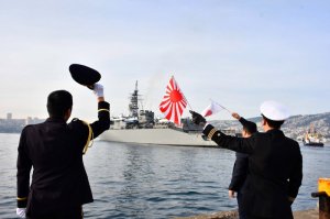 Flotilla de Entrenamiento de la Fuerza Marítima de Autodefensa de Japón zarpó desde Valparaíso para continuar con su viaje