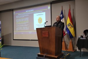 Gobernación Marítima de Valparaíso lideró jornada sobre seguridad y titulaciones marítimas en la USM