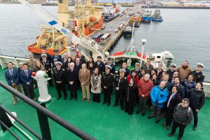 Trigésima Sexta Reunión de Administradores de Programas Antárticos Latinoamericanos culminó con una visita al Rompehielos “Almirante Viel”