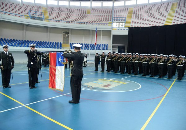 Soldados Infantes de Marina del Servicio Militar juraron a la bandera