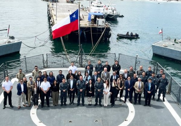 Realizan seminario de Crimen Organizado a bordo del OPV “Cabo Odger”
