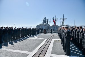 Fragata “Almirante Blanco Encalada” conmemora 20 años al servicio de la Escuadra Nacional