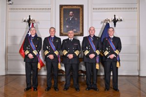 Ceremonia de ascenso de Vicealmirantes y Contraalmirantes de la Armada de Chile