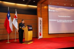 Servidores Navales egresan del “Programa de Cursos Extrainstitucionales y de Oficios” impartido por INACAP