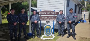 Comandante en Jefe de la Quinta Zona Naval realiza visita a Alcaldía de Mar de Bahía Mansa y Caleta Cóndor
