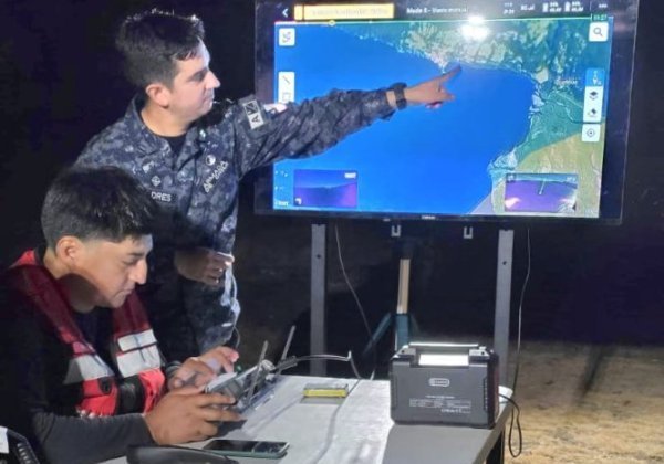 Autoridad Marítima rescata a persona que se accidentó en el lago Villarrica