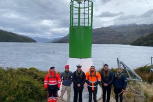 Equipos participantes de reto de Innovación de ayudas a la navegación se desplazaron hacia Angostura Kirke en la LSG “Puerto Natales”