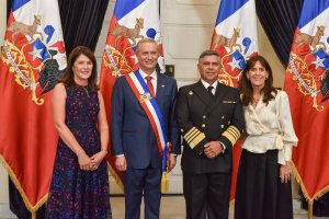 Almirante Cabrera participó en ceremonias de asunción del nuevo Presidente de la República