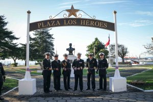 Inauguran Portal Plaza Los Héroes en la Base Naval Talcahuano