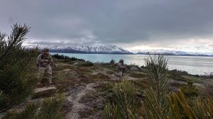 Efectivos de la Fuerza Anfibia ejecutan patrullajes en lago binacional “General Carrera”