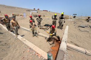 Infantería de Marina demuestra su alto alistamiento operacional en la fase de ayuda humanitaria del ejercicio internacional UNITAS LXVII